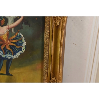 Kobieta w Stroju Karnawałowym - Dziewczyna - Obraz Olejny Na Płótnie