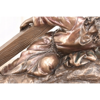 Jezus Niosący Krzyż - Pieta Kalwaria - Biblia Droga Krzyżowa Figura Rzeźba