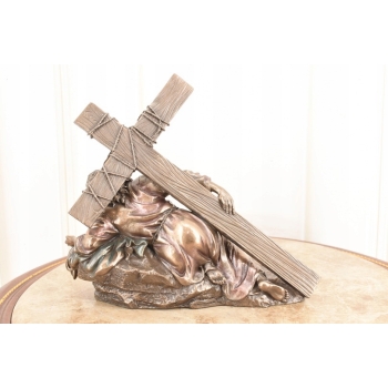 Jezus Niosący Krzyż - Pieta Kalwaria - Biblia Droga Krzyżowa Figura Rzeźba
