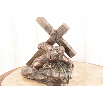 Jezus Niosący Krzyż - Pieta Kalwaria - Biblia Droga Krzyżowa Figura Rzeźba