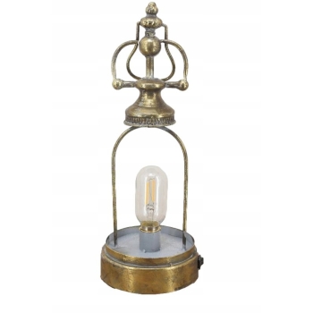 Lampion Latarnia Lampka na Baterie - Piękny Efekt - Vintage Uszkodzona