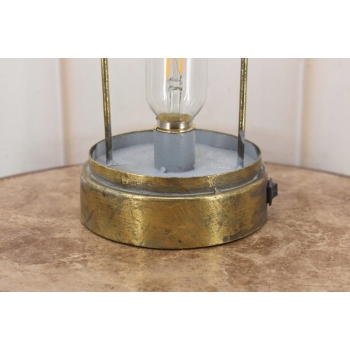 Lampion Latarnia Lampka na Baterie - Piękny Efekt - Vintage Uszkodzona