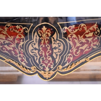 Królewska Komoda Szafa Boulle - Liczne Zdobienia Drewno + Brąz - UNIKAT