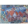 E. DWURNIK 2007 - Rynek Wrocławski - Miasto Wrocław - Obraz Pejzaż Sztuka
