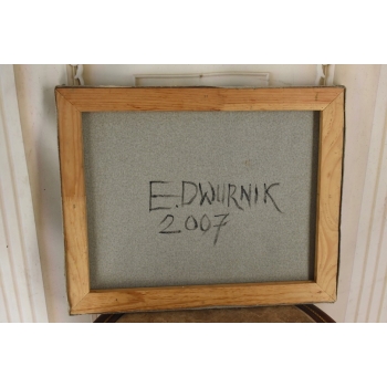 E. DWURNIK 2007 - Rynek Wrocławski - Miasto Wrocław - Obraz Pejzaż Sztuka