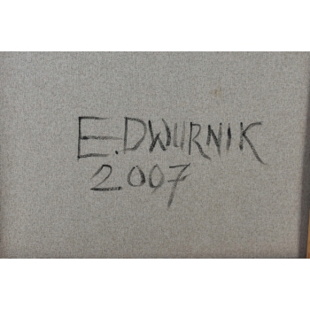 E. DWURNIK 2007 - Rynek Wrocławski - Miasto Wrocław - Obraz Pejzaż Sztuka