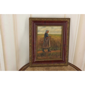 Józef Chełmoński - Pejzaż Polskiej Wsi - Kobiety w Polu - Obraz Olejny