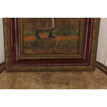 Józef Chełmoński - Pejzaż Polskiej Wsi - Kobiety w Polu - Obraz Olejny