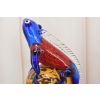 Szkło Murano Style - Kolorowy Legwan Kameleon - Figura Rzeźba Ozdoba