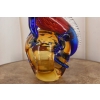 Szkło Murano Style - Kolorowy Legwan Kameleon - Figura Rzeźba Ozdoba
