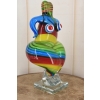 Szkło Murano Style - Kolorowa Pulchna Kobieta - Figura Rzeźba - Dekoracja
