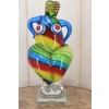 Szkło Murano Style - Kolorowa Pulchna Kobieta - Figura Rzeźba - Dekoracja
