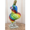 Szkło Murano Style - Kolorowa Pulchna Kobieta - Figura Rzeźba - Dekoracja