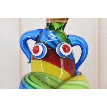 Szkło Murano Style - Kolorowa Pulchna Kobieta - Figura Rzeźba - Dekoracja