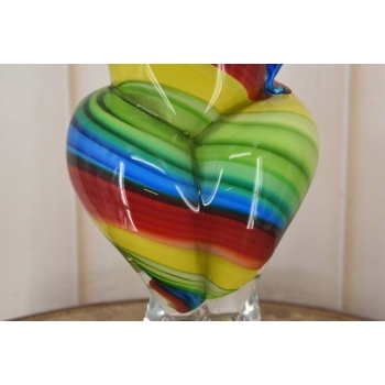Szkło Murano Style - Kolorowa Pulchna Kobieta - Figura Rzeźba - Dekoracja