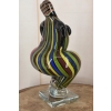 Szkło Murano Style - Kolorowa Pulchna Kobieta - Figura Rzeźba - Dekoracja