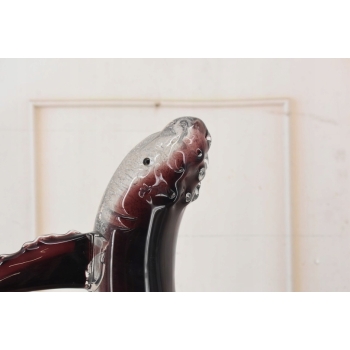 Szkło Murano Style - Kolorowy Wieloryb - Figura Rzeźba Ozdoba