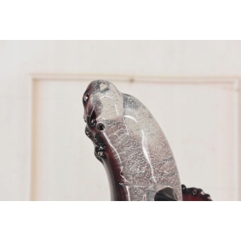 Szkło Murano Style - Kolorowy Wieloryb - Figura Rzeźba Ozdoba