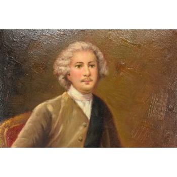 Portret Mężczyzny - Arystokrata - Obraz Olejny w Złotej Ramie