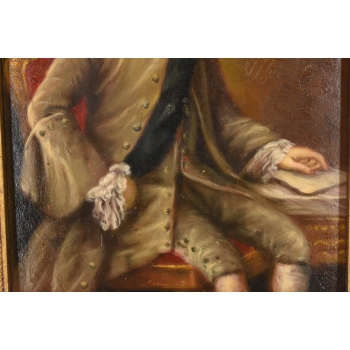 Portret Mężczyzny - Arystokrata - Obraz Olejny w Złotej Ramie