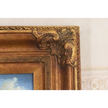 Miasto Przy Wodzie Włoski Pejzaż - Rzeka w Wenecji - Obraz Olejny