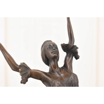 Zmysłowa Tancerka - Baletnica - Kobieta z Brązu - Figura Brąz - Prezent