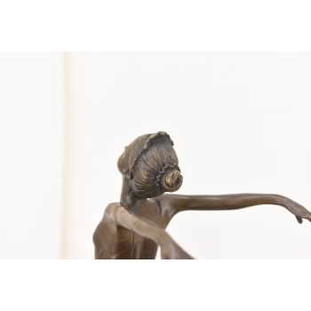 Zmysłowa Tancerka - Baletnica - Kobieta z Brązu - Figura Brąz - Prezent