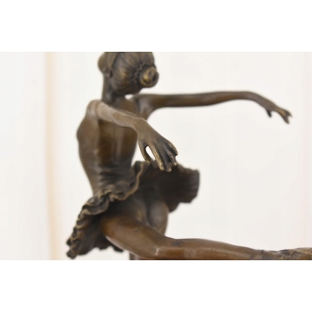 Zmysłowa Tancerka - Baletnica - Kobieta z Brązu - Figura Brąz - Prezent