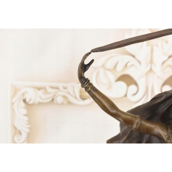 Orientalna Tancerka Victoria - Kobieta z Mieczem - Figura Rzeźba z Brązu