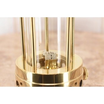 Mosiężna Lampa Naftowa - Górniczka - Lampion Mosiądz - Vintage