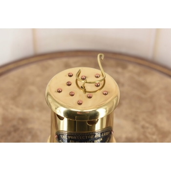 Mosiężna Lampa Naftowa - Górniczka - Lampion Mosiądz - Vintage