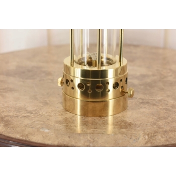 Mosiężna Lampa Naftowa - Górniczka - Lampion Mosiądz - Vintage