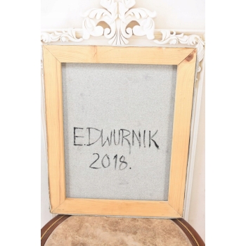 E. DWURNIK 2018 - ZAMEK WAWEL - Miasto KRAKÓW - Obraz Pejzaż Sztuka