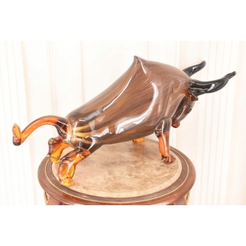 Szkło Murano Style - Byk z Wall Street Figura - Ogromna Figura 74cm