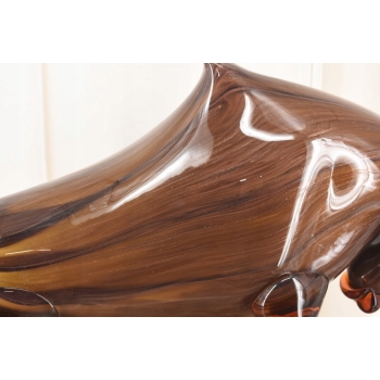 Szkło Murano Style - Byk z Wall Street Figura - Ogromna Figura 74cm