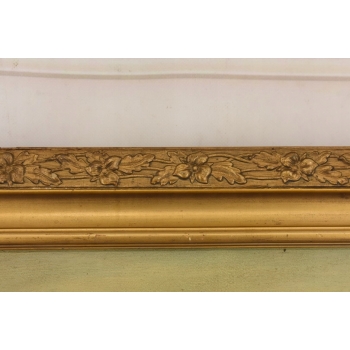 Józef Chełmoński Pejzaż Polskiej Wsi Żniwa - Żniwiarze - Stary Obraz Olejny