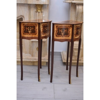 Dwa Nakastliki - Stoliki Szafki Nocne Niciaki - Stół KOMPLET