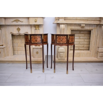 Dwa Nakastliki - Stoliki Szafki Nocne Niciaki - Stół KOMPLET