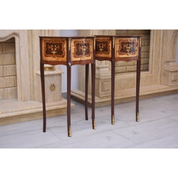 Dwa Nakastliki - Stoliki Szafki Nocne Niciaki - Stół KOMPLET