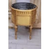 Drewniana Komoda Blat Marmur - Styl Barok - 3 Szuflady - Szafka Unikat