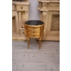 Drewniana Komoda Blat Marmur - Styl Barok - 3 Szuflady - Szafka Unikat