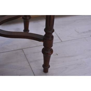 Drewniany Stolik Francuski - Stół Biurowy Empire - Prostokątny Ozdoba