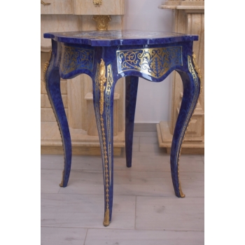 Drewniany Stolik Francuski - Stół Biurowy Empire - Prostokątny Ozdoba