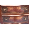 Piękna Drewniana Brzuchata Komoda Blat Marmur - Intarsje Ludwik - Szafka