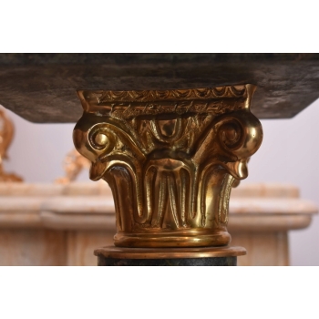 Postumenty Marmurowe - Kolumny z Amforami - Pilary - Marmur + Mosiądz