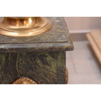 Postumenty Marmurowe - Kolumny z Amforami - Pilary - Marmur + Mosiądz