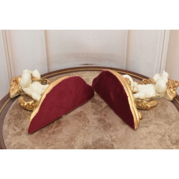 Komplet Aniołów Na Ścianę - Półka - Stabilna Konsolka Gazon - Anioły Białe