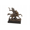 Rzeźba Z Brązu – Walka Centaura - Figura Na Marmurowej Podstawie