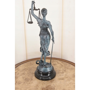 TEMIDA z Brązu - FIGURA PREZENT DLA PRAWNIKA 40cm