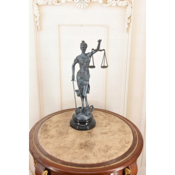 TEMIDA z Brązu - FIGURA PREZENT DLA PRAWNIKA 40cm